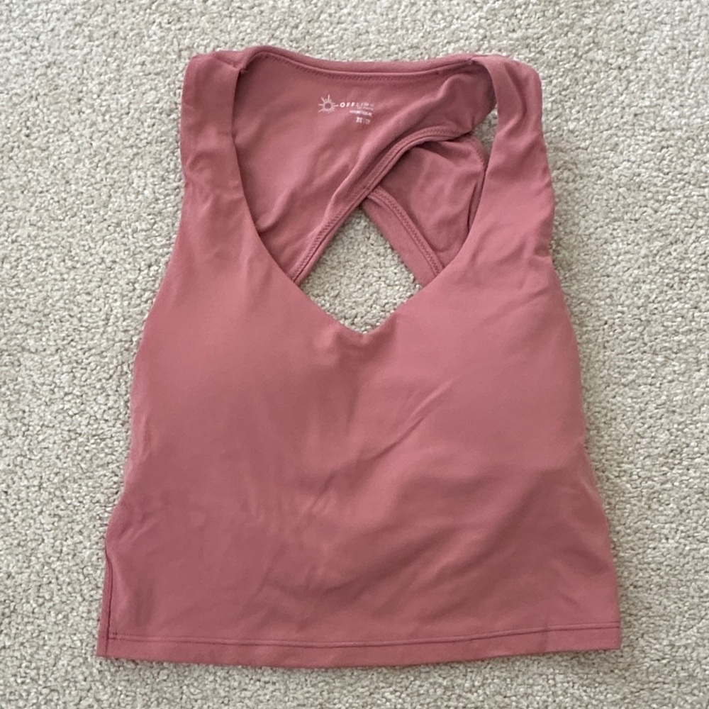 Aerie Pink Sports Bra Top